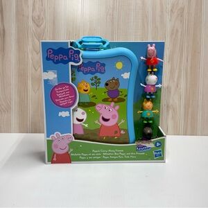Peppa Pig Blue and Green Carry-Along Friends Playset
